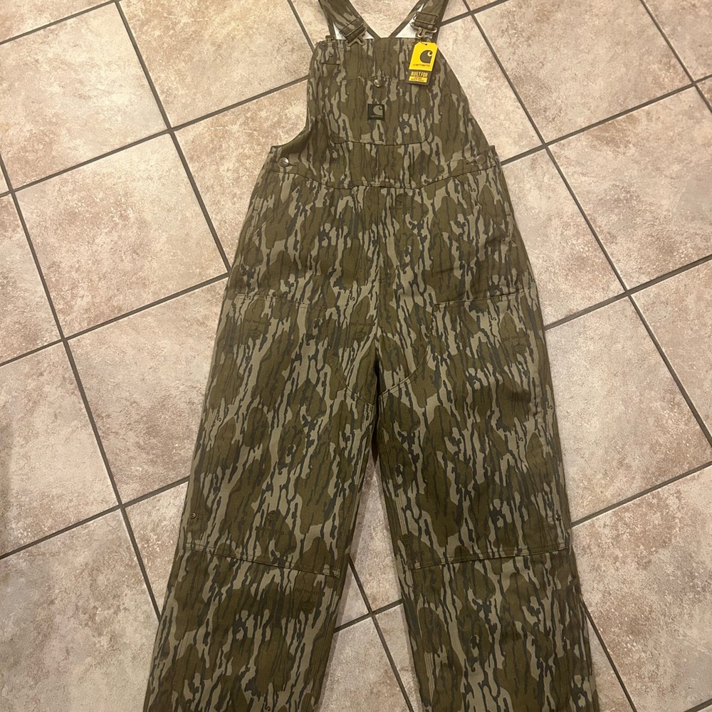 Carhartt Insulated Bib Overalls Youth 16/Women’s S NWT